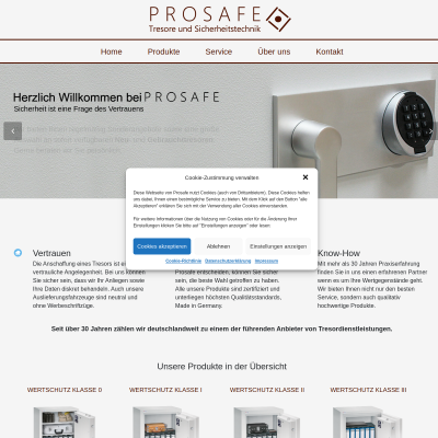 Prosafe – Tresore und Sicherheitstechnik