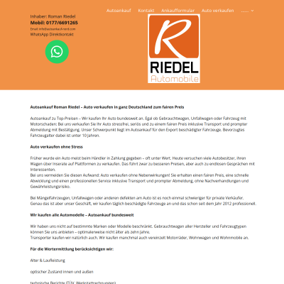 Autoankauf Roman Riedel