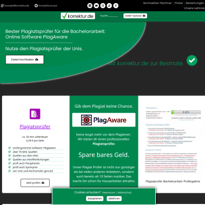 Bester Plagiatsprüfer online