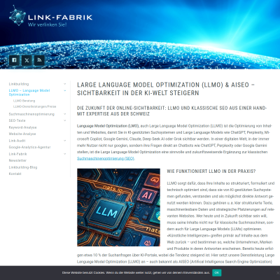 Large Language Model Optimization - Link-Fabrik AG