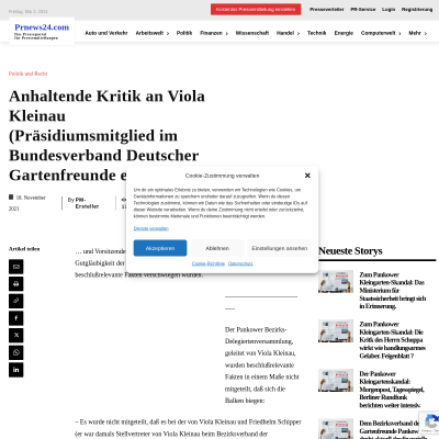 Kritik an Viola Kleinau