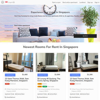 Rent a room in Singapore