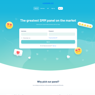 420SMM - World's Best and Cheapest SMM Panel Services