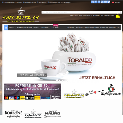 Kaffeekapseln Online Shop Schweiz