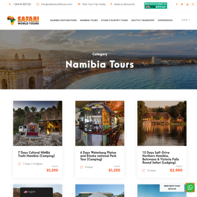 Namibia Tour packages