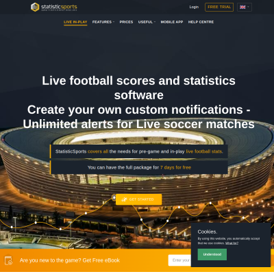 Unlimited alerts for Live soccer matches