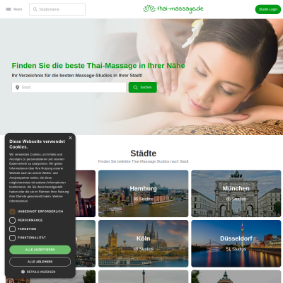 Thai-Massage in Deiner Umgebung finden