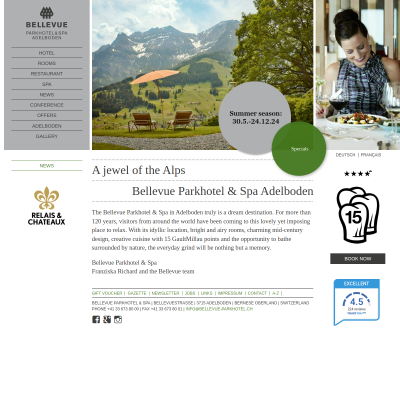 Bellevue Parkhotel & Spa Unveils Luxurious Retreat Amidst the Swiss