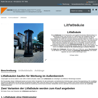 Litfaßsäule kaufen – klassische Außenwerbung für Städte &