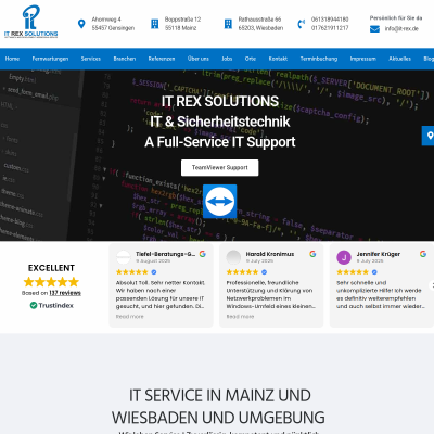 it-rex solutions computer reparatur netzwerksicherheit webdesign