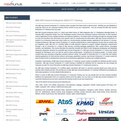 IBM APP Connect Enterprise (ACE) V11 Training