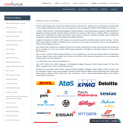 labware lims certification