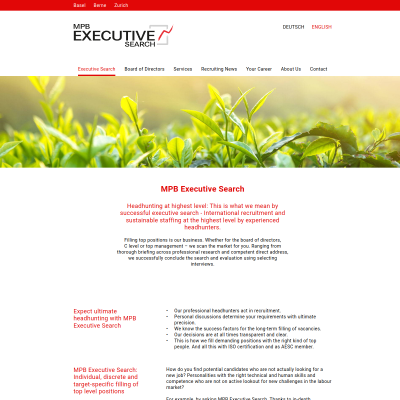 MPB Executive Search: der Partner bei der Suche nach