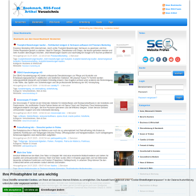 Social Bookmark Verzeichnis