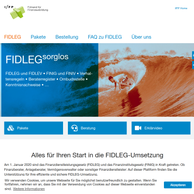 IfFP Institut für Finanzplanung AG - Finanzdienstleistungsgesetz