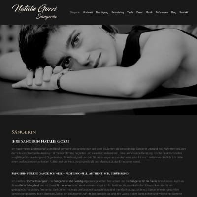 Hochzeitssängerin Natalie Gozzi