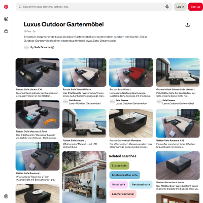 Luxus Outdoor Gartenmöbel
