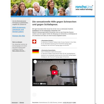Roncholine - Hilfe gegen Schnarchen