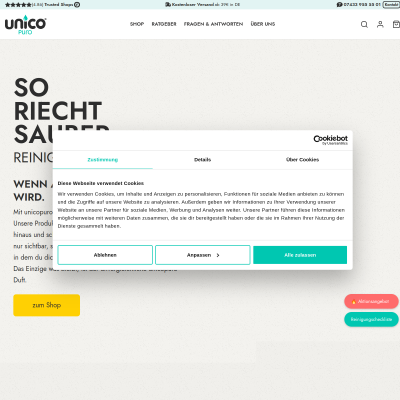 Unicopuro - Bio-Allesreiniger und Geruchskiller