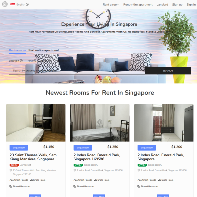 Rent a room in Singapore