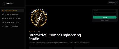 AgentHack site preview