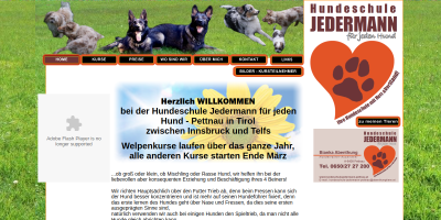 http://www.hundeschule-jedermann-pettnau.at  