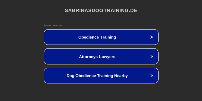 http://www.sabrinasdogtraining.de