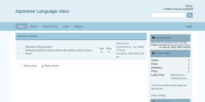 Japanese Language class