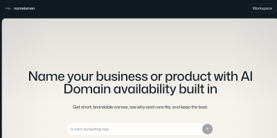 namelumen.com preview