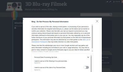 3D Blu-ray Filmek