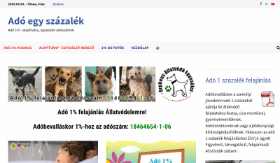 Adó 1% (SZJA) Hasznos Helyre Történő Felajánlása (2007. év)