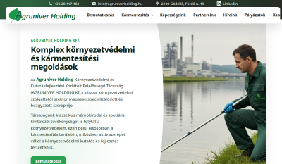 Gödöllő - Agruniver Holding, Környezetvédelmi Technológiák