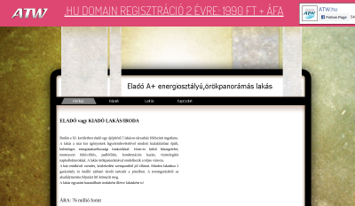 Eladó társasházi A+ energiaosztályú lakás a Péterhegyen