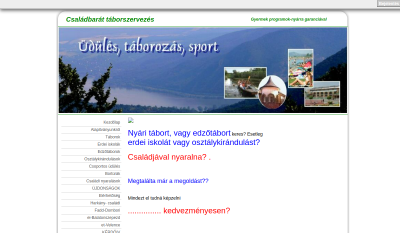 Családbarát Táborszervezés