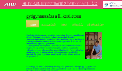 Csató Zsolt Okleveles Masszőr