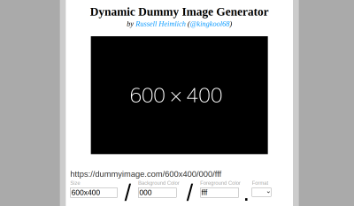 Dynamic Dummy Image Generator