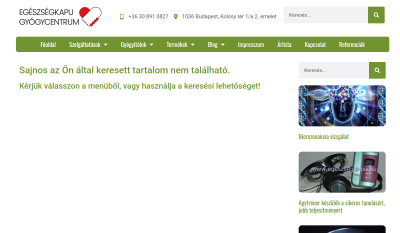 Egészségkapu Gyógycentrum - Frissítő és Thai Masszázs