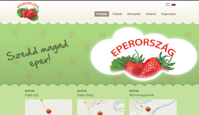 Eperország - Szedd magad eper!