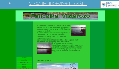 Debrecen - Fancsikai Víztározó