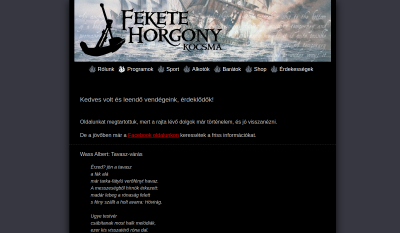 Foktő - Fekete Horgony Kocsma