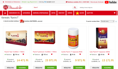 Flavin7 Prémium Italok