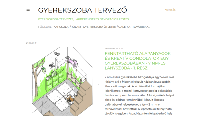 Gyerekszoba Tervezés és Berendezés