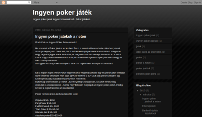 Ingyen Póker Játék (Blogspot)