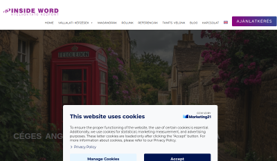 Inside World - Angol nyelvtanfolyam