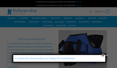 Kutyaruha.hu Webáruház