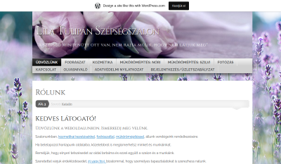 Lila Tulipán Szépségszalon