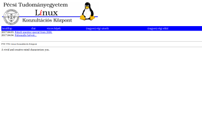 PTE-Linux Konzultációs Központ