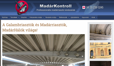 MadárKontroll - Madárriasztó rendszerek