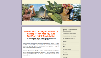 Tahitian Noni Bioaktív italok (freewb)