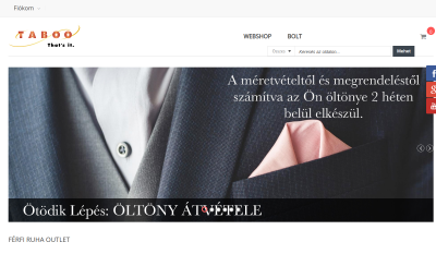 Taboo Férfi Ruha Outlet